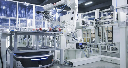 南京市人大常委会主任龙翔一行莅临极智嘉南京智慧工厂参观指导，共绘“盈造互联”新图景